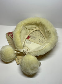 Thumbnail for White Faux Fur collar Bloomers and Frocks 