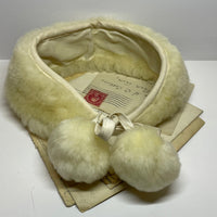 Thumbnail for White Faux Fur collar Bloomers and Frocks 