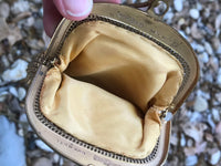 Thumbnail for 1930's Goldtone Whiting & Davis Mini Coinpurse Purse Bloomers and Frocks 