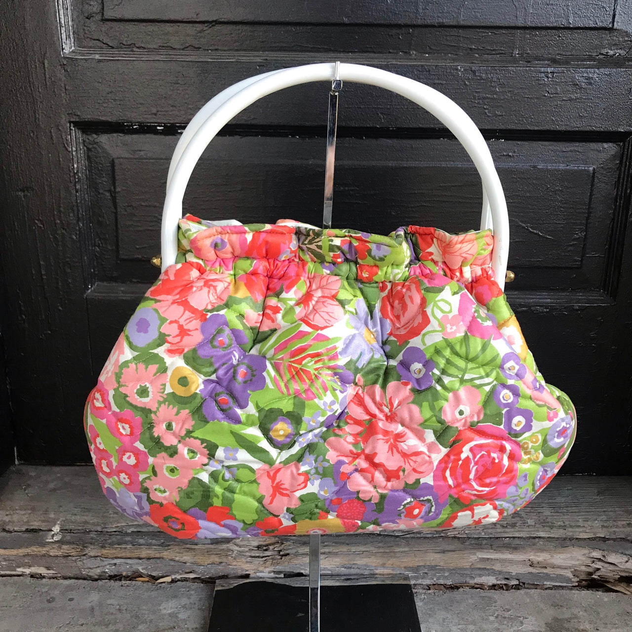 1960's "Souré Bag" Floral Purse Purse Bloomers and Frocks 