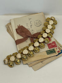 Thumbnail for 1960s Wide Gold and Cream Bracelet Bloomers and Frocks 