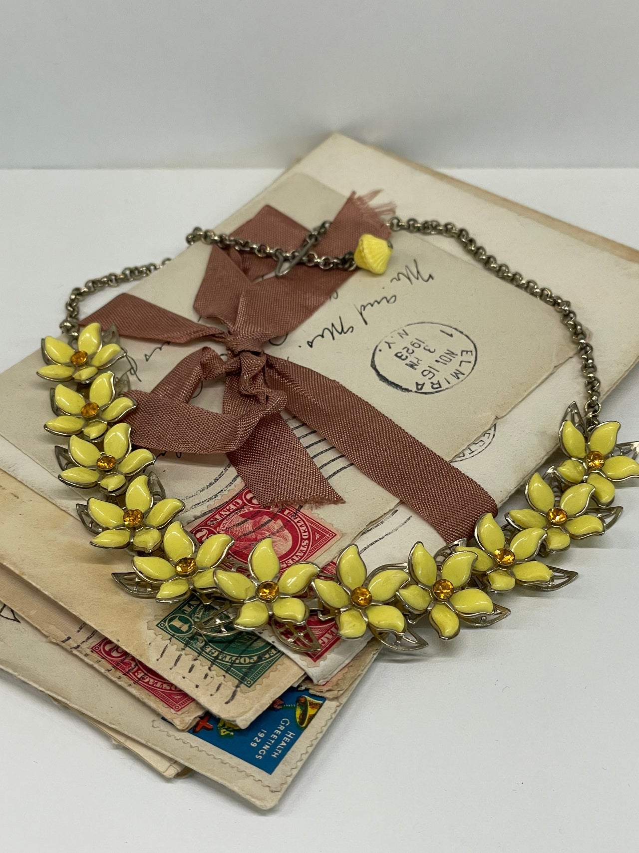 1960’s Yellow Flower Necklace Bloomers and Frocks 