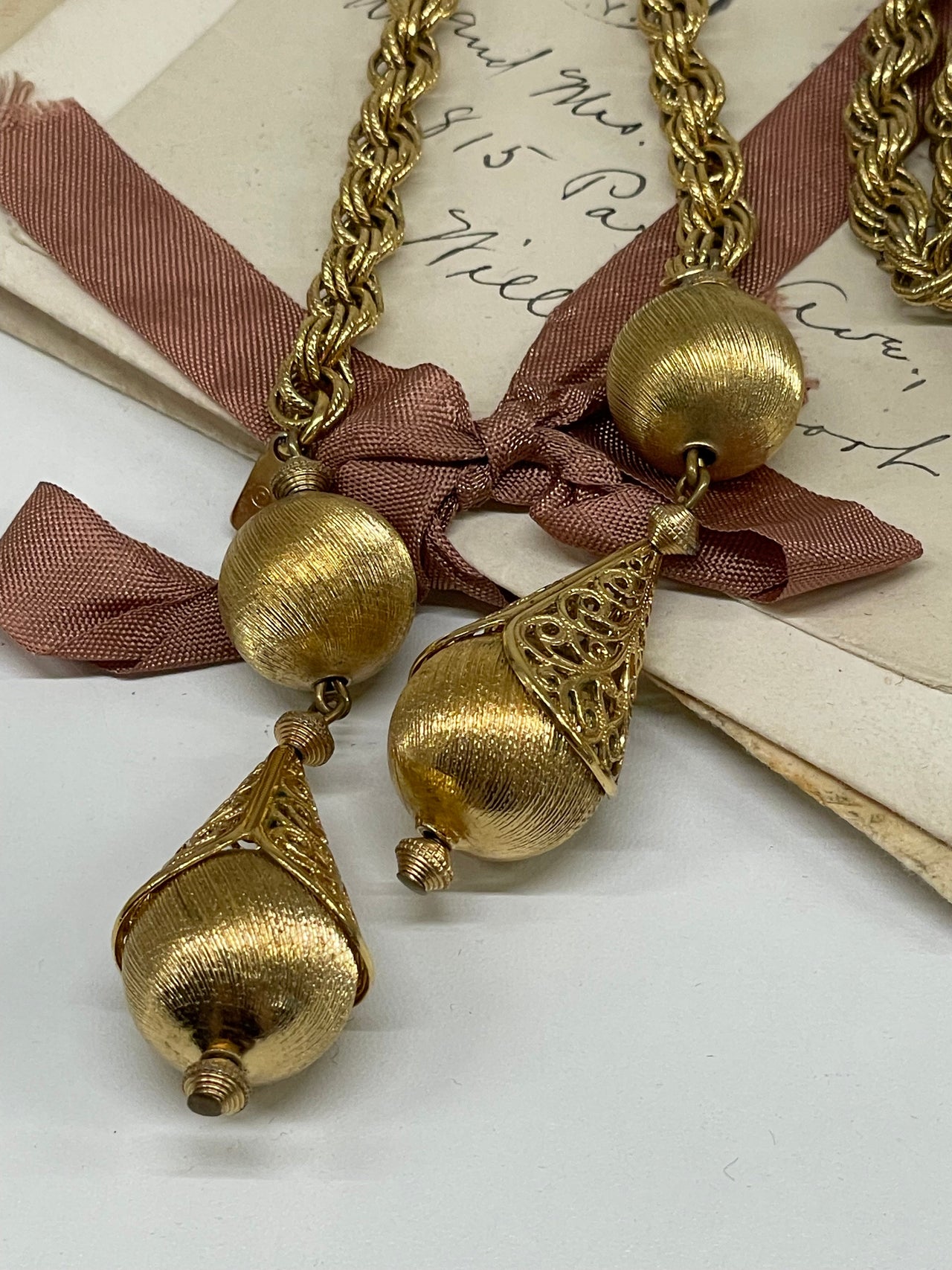 1968 Monet Bolero Gold Necklace Bloomers and Frocks 