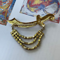 Thumbnail for 1970s Red, White, and Blue Sword Brooch Jewelry Bloomers and Frocks 