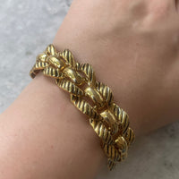 Thumbnail for 1980s Gold and Black Link Bracelet Bloomers and Frocks 