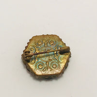 Thumbnail for Antique Italian Micro Mosaic Hexagon Brooch Jewelry Bloomers and Frocks 