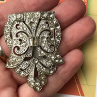 Thumbnail for Art Deco Rhinestone Fur Clip Accessory Bloomers and Frocks 