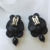 Thumbnail for Black and gold beaded earrings Jewelry Bloomers and Frocks 