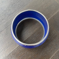 Thumbnail for Blue and Silver Concave Bangle Bracelet Jewelry Bloomers and Frocks 