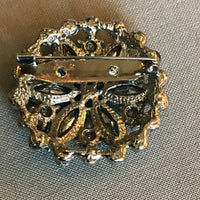 Thumbnail for Blue Rhinestone Floral Burst Brooch Jewelry Bloomers and Frocks 