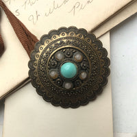 Thumbnail for Bronze Medallion Brooch Jewelry Bloomers and Frocks 