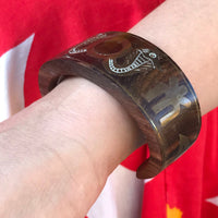 Thumbnail for Cobra Snake Egyptian Style Wood Cuff Bracelet Jewelry Bloomers and Frocks 