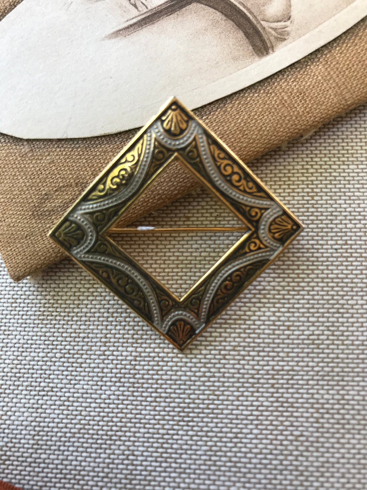 Damascene Open Square Pin Bloomers and Frocks 