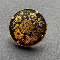 Thumbnail for Damascene Round Floral Brooch Bloomers and Frocks 