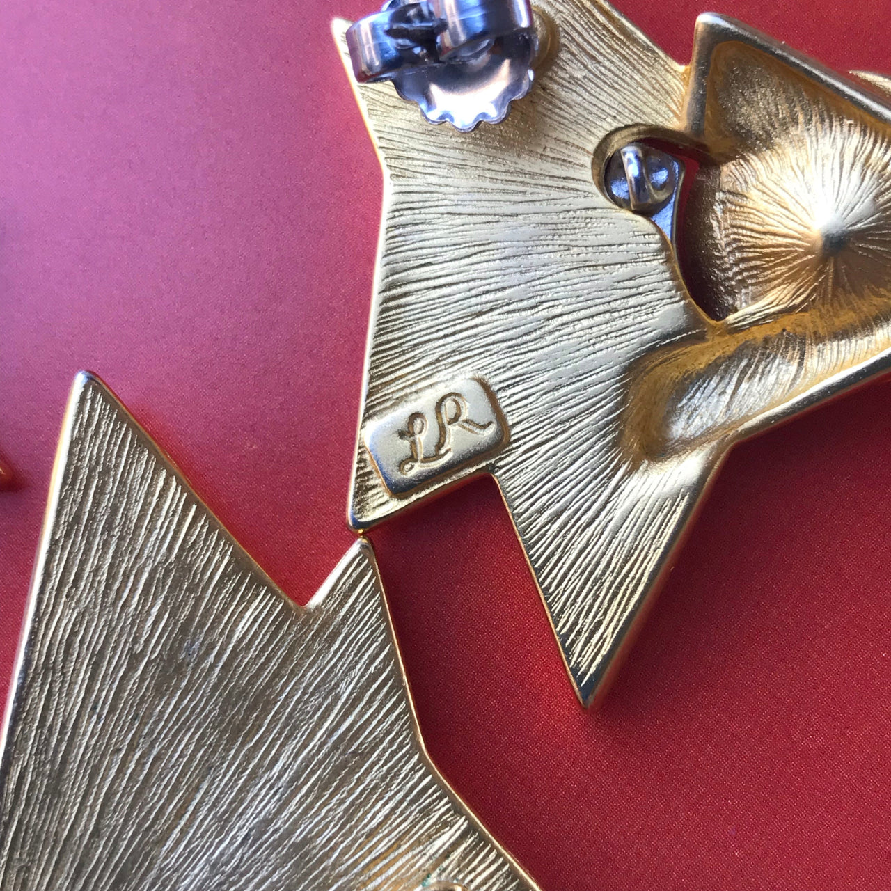 Deadstock Lady Remington Brooch and Earrings Jewelry Bloomers and Frocks 
