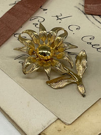 Thumbnail for Gold SunFlower Brooch Bloomers and Frocks 