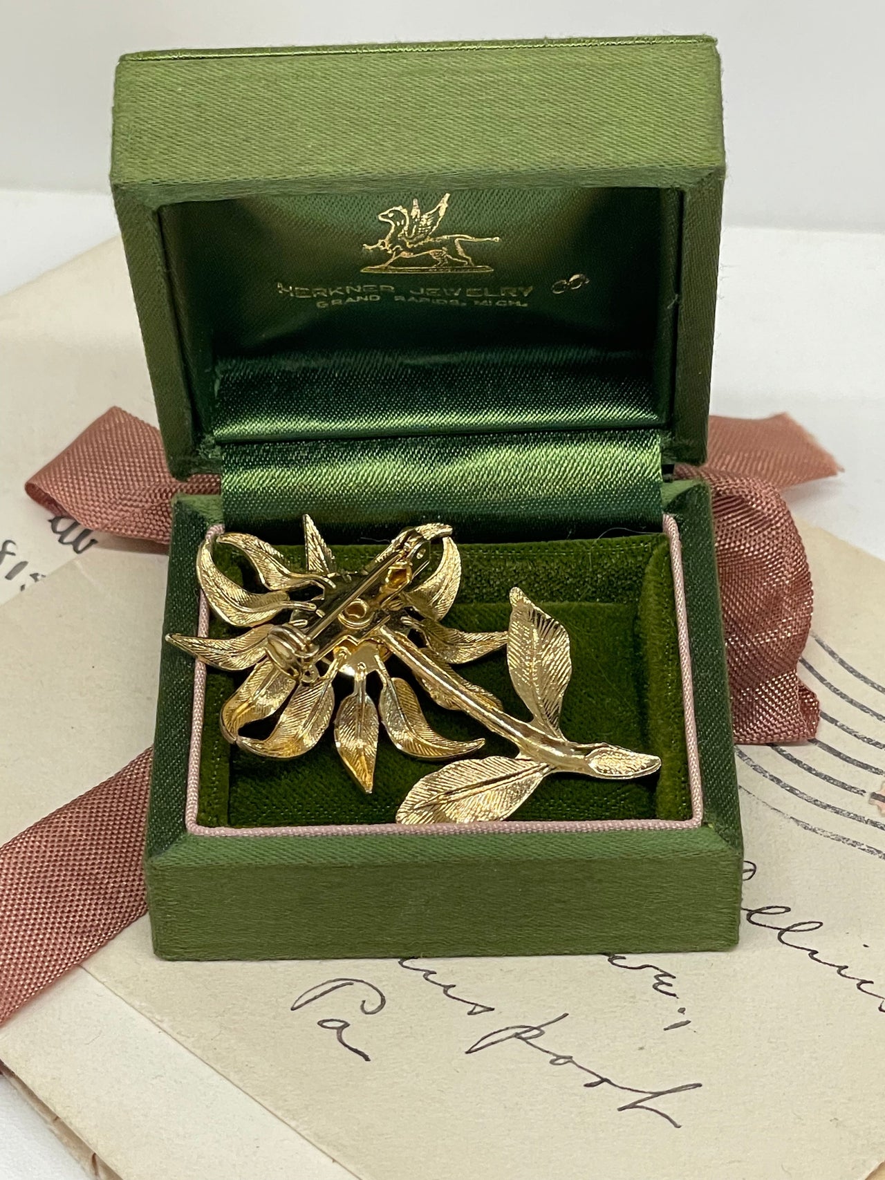 Gold SunFlower Brooch Bloomers and Frocks 