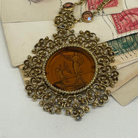 Thumbnail for Goldette Intaglio Cupid/ Venus Necklace Bloomers and Frocks 