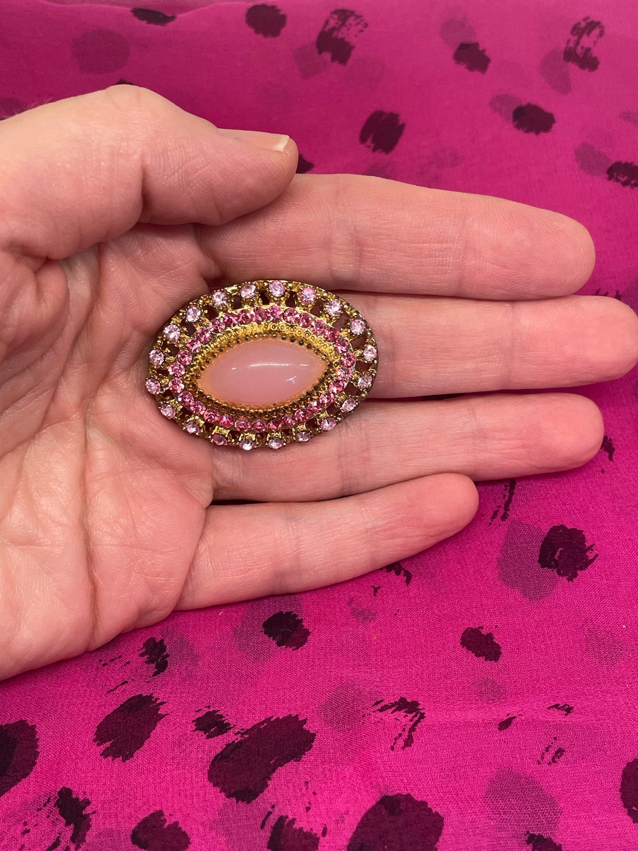 Pink Rhinestone Adjustable Ring (Barbie) Bloomers and Frocks 
