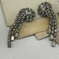 Thumbnail for Rhinestone Clip Fringe Earrings Bloomers and Frocks 