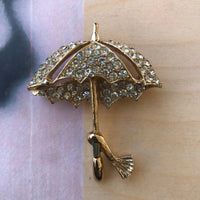 Thumbnail for Rhinestone Umbrella Brooch Jewelry Bloomers and Frocks 