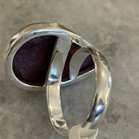 Thumbnail for Sterling Silver and Charoite Ring Bloomers and Frocks 