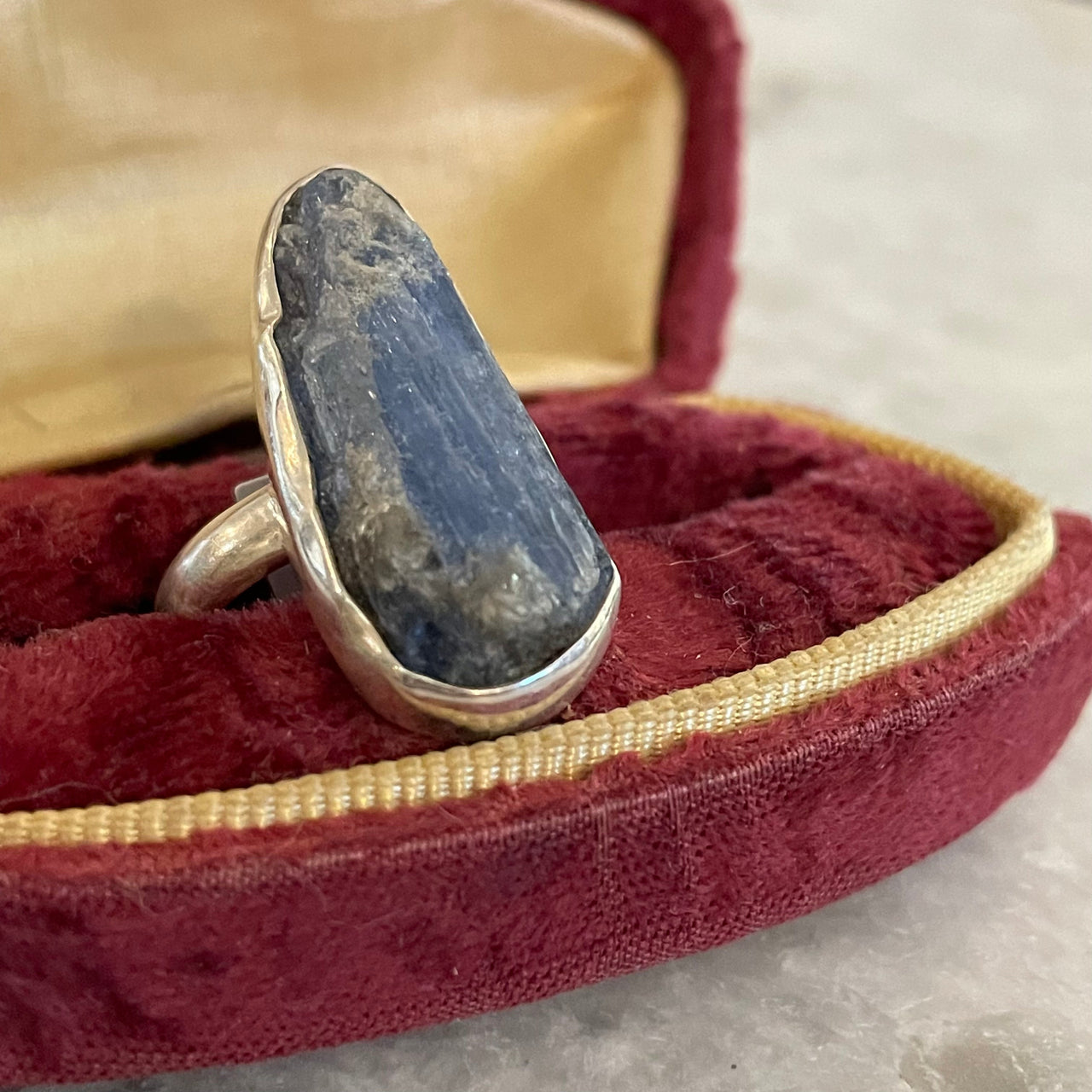 Sterling Silver and Kyanite Ring Bloomers and Frocks 
