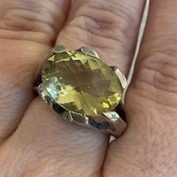 Thumbnail for Sterling Silver and Lemon Quartz Ring Bloomers and Frocks 