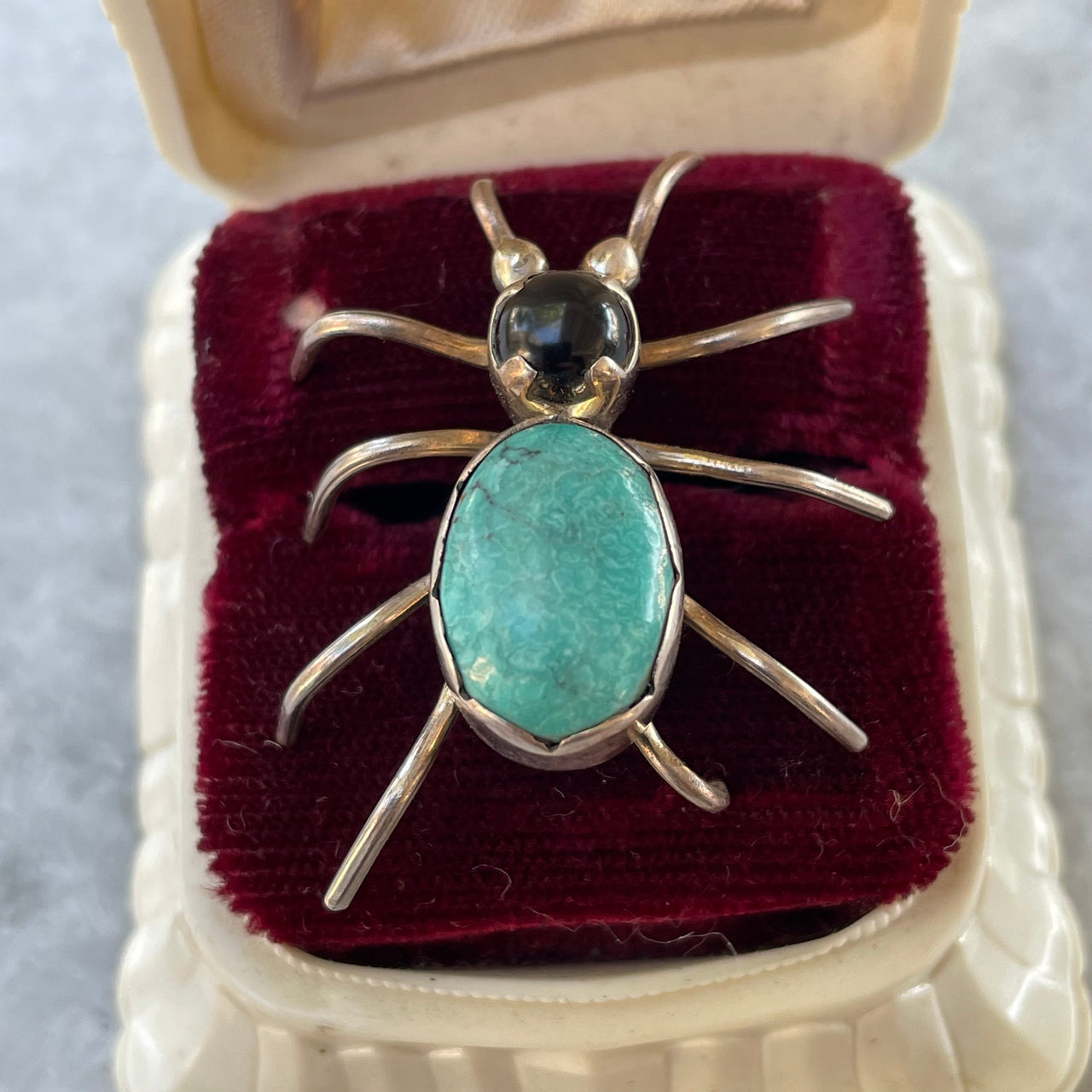 Sterling Silver Spider Brooch Jewelry Bloomers and Frocks 