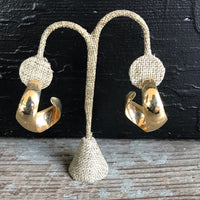 Thumbnail for Twist Around Goldtone Hoop Earrings Jewelry Bloomers and Frocks 