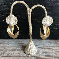 Thumbnail for Twist Around Goldtone Hoop Earrings Jewelry Bloomers and Frocks 