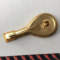 Thumbnail for Vintage Italian Micro Mosaic Mandolin Pin Jewelry Bloomers and Frocks 